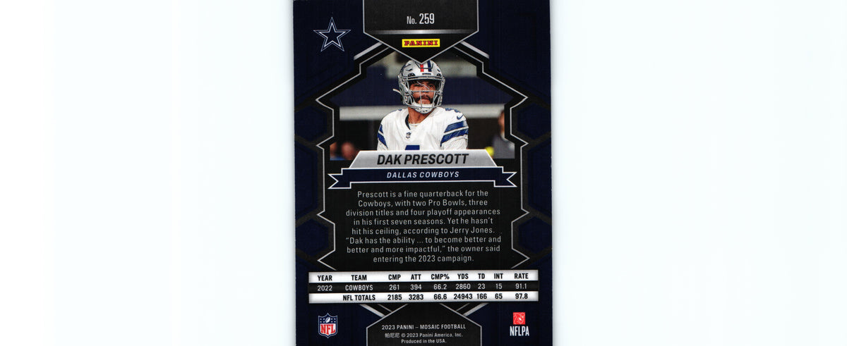 Dak Prescott 2023 Mosaic #162