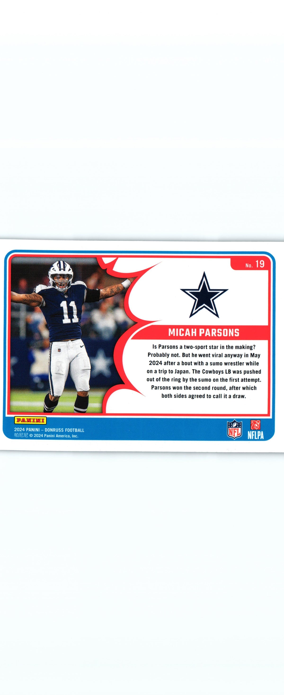 Micah Parsons 2024 Donruss #19