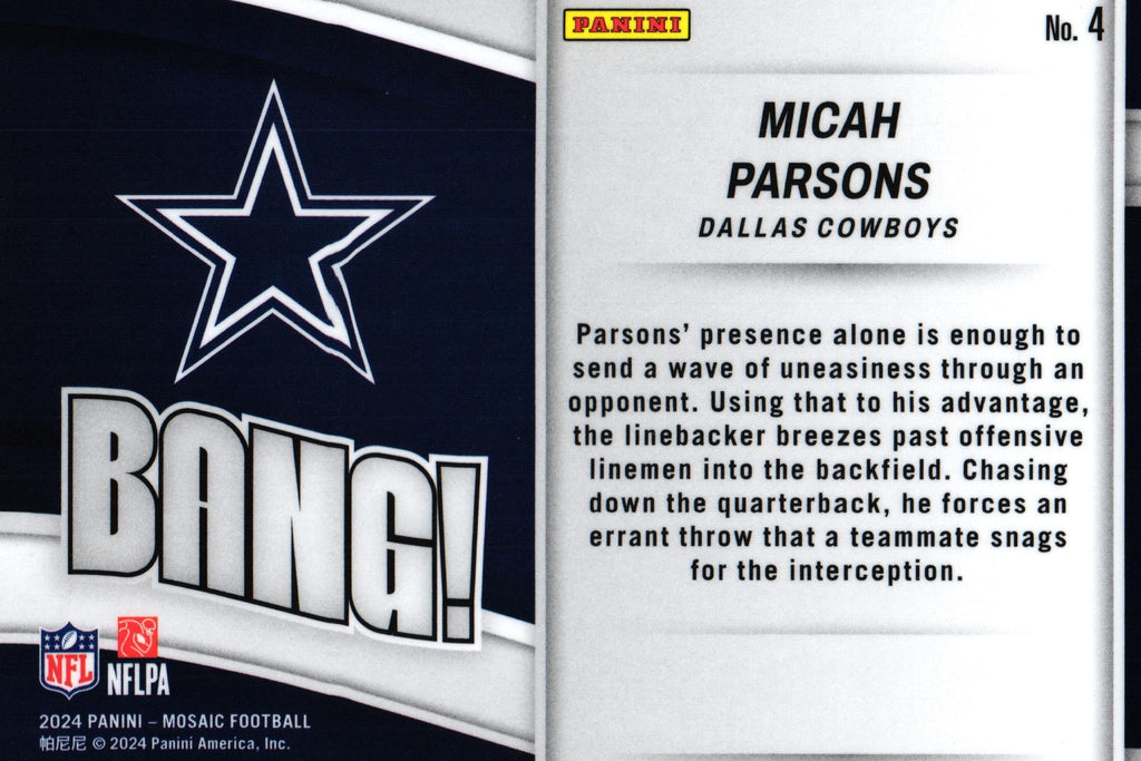 Micah Parsons 2024 Mosaic #4