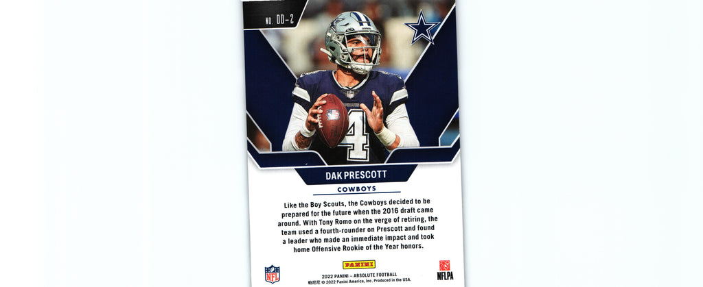 Dak Prescott 2022 Absolute DD-2