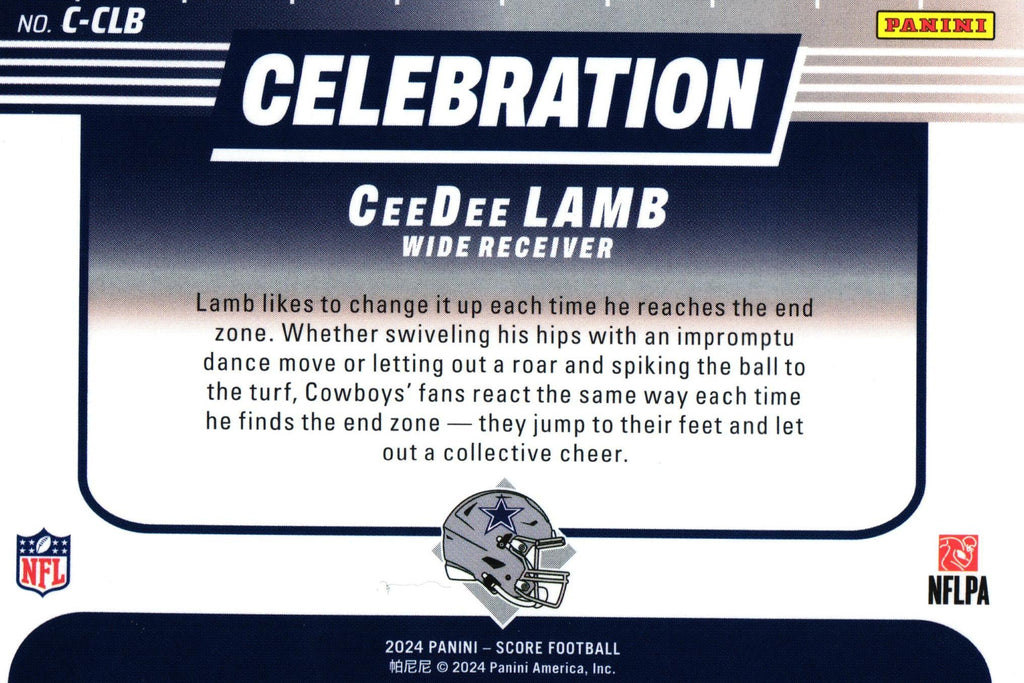 CeeDee Lamb 2024 Score C-CLB