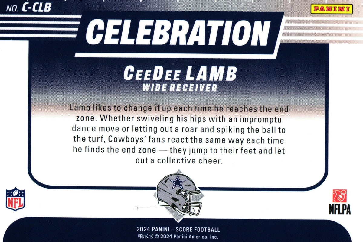 CeeDee Lamb 2024 Score C-CLB
