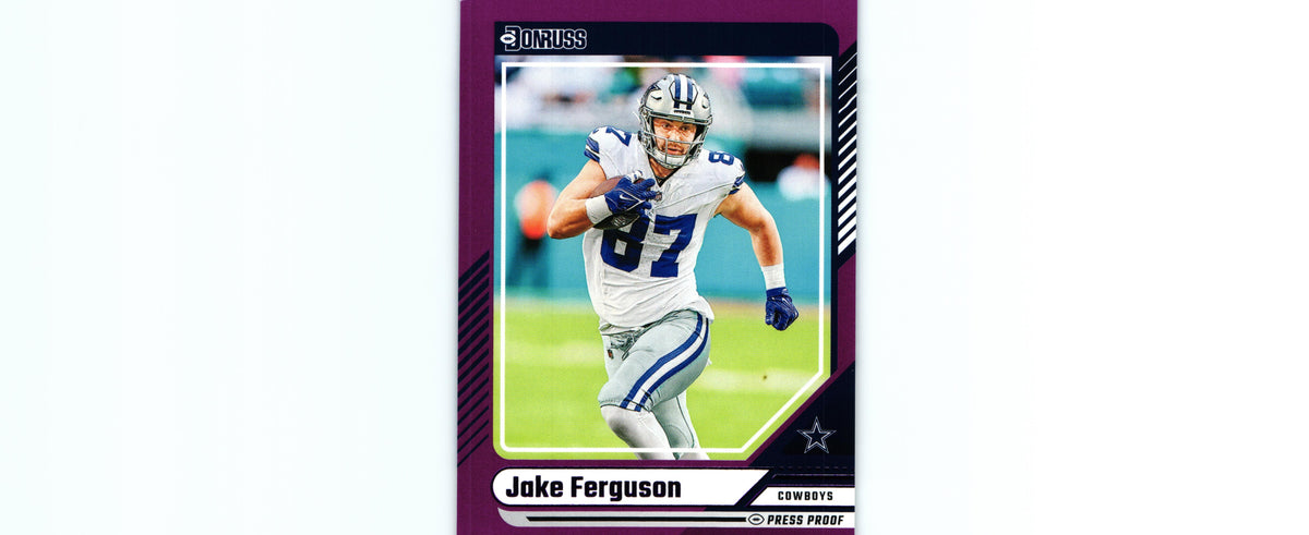 Jake Ferguson 2024 PRESS PROOF PURPLE Donruss #154