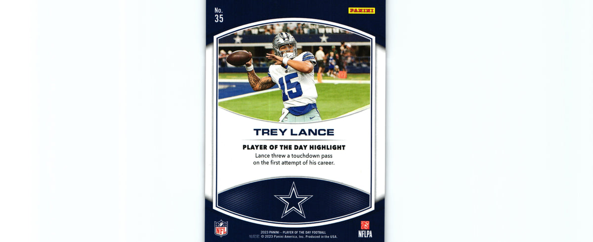 Trey Lance 2023 ORANGE Player of the Day #35 /199