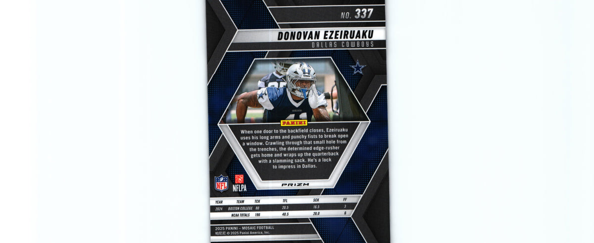 Donovan Ezeiruaku 2025 CAMO PINK Mosaic #337 RC
