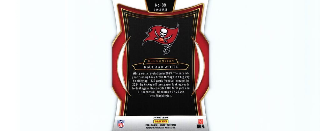 Rachaad White 2024 SILVER DIE CUT Select #88