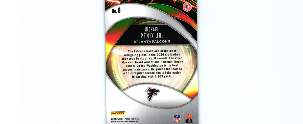 Michael Penix 2024 Prizm #6 RC