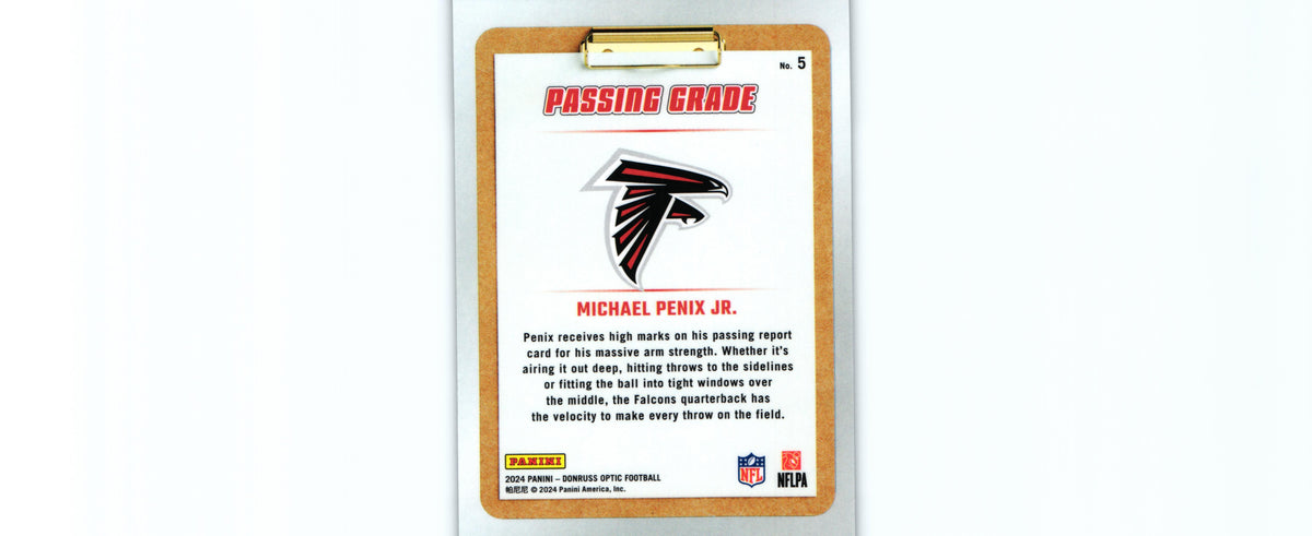 Michael Penix 2024 Donruss Optic #5 RC