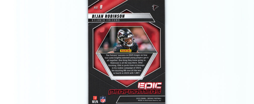 Bijan Robinson 2025 Mosaic #8,