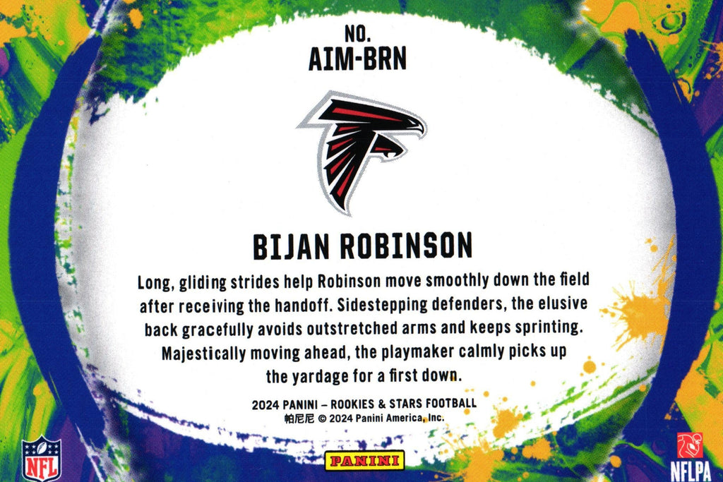 Bijan Robinson 2024 Rookies&Stars AIM-BRN