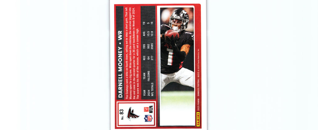 Darnell Mooney 2025 PRESS PROOF RED Donruss #8
