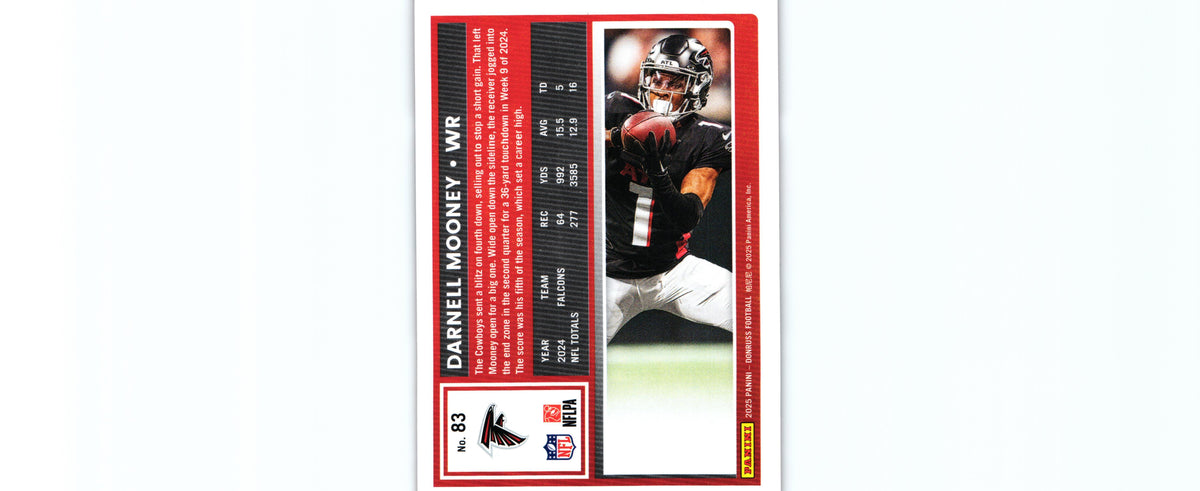 Darnell Mooney 2025 PRESS PROOF RED Donruss #8