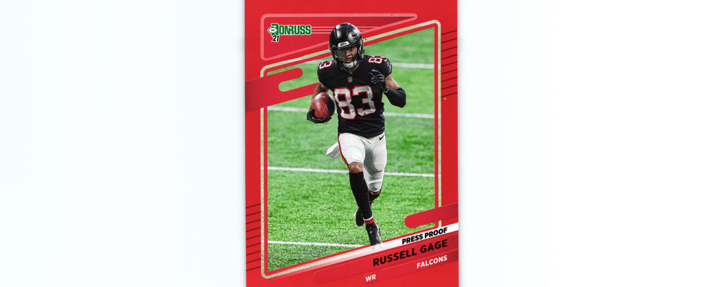 Russell Gage 2021 PRESS PROOF RED Donruss #237