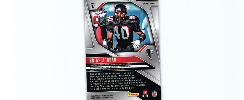 Brian Jordan 2024 RED WHITE BLUE Prizm #17