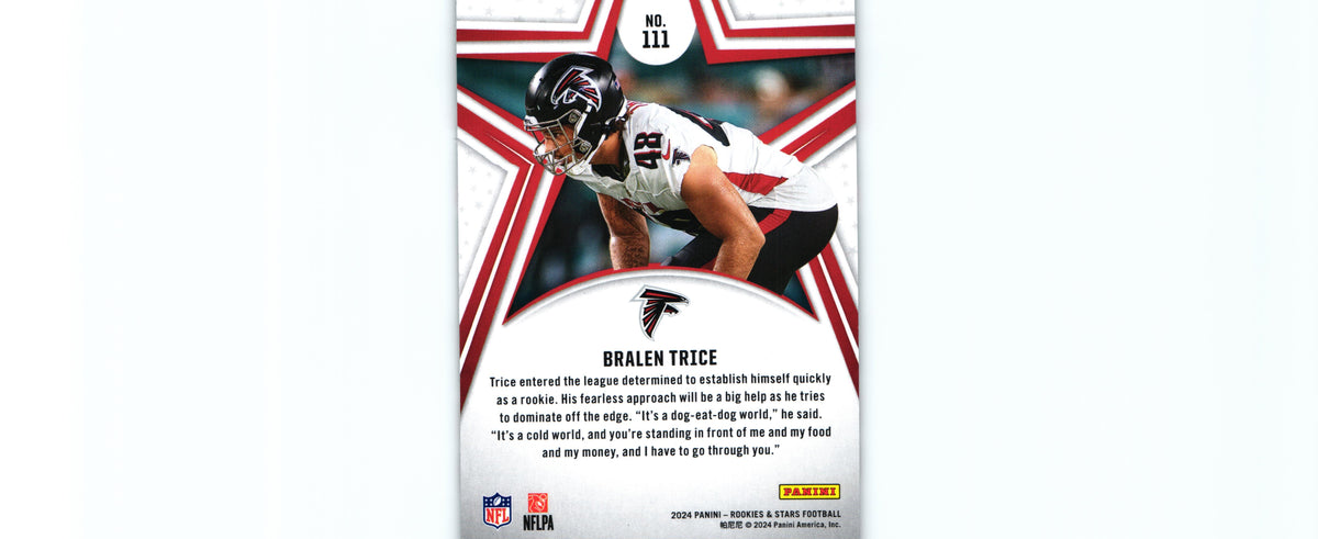 Bralen Trice 2024 GREEN Rookies&Stars #111 RC
