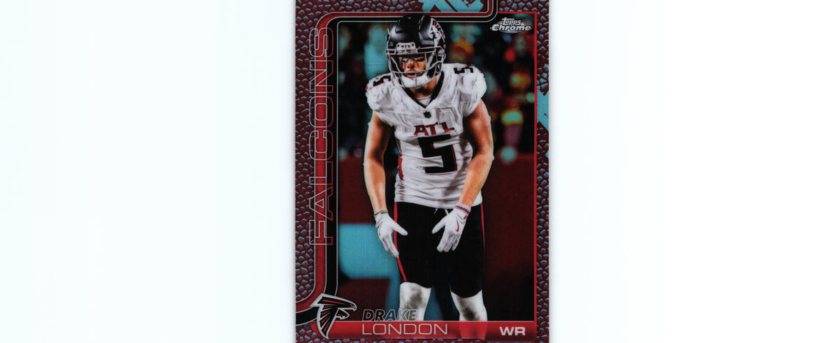 Drake London 2025 LEATHER Topps #12