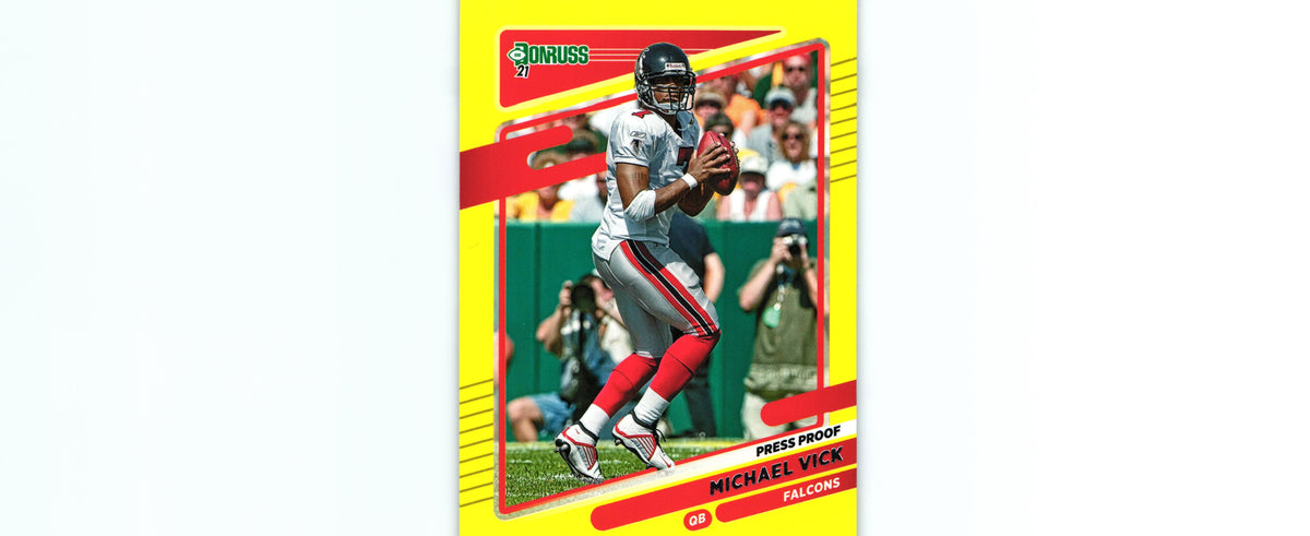 Michael Vick 2021 PRESS PROOF YELLOW Donruss #238