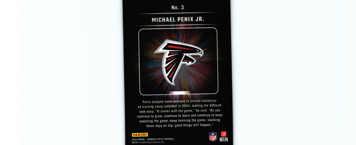 Michael Penix 2024 STARS Donruss Optic #3 RC