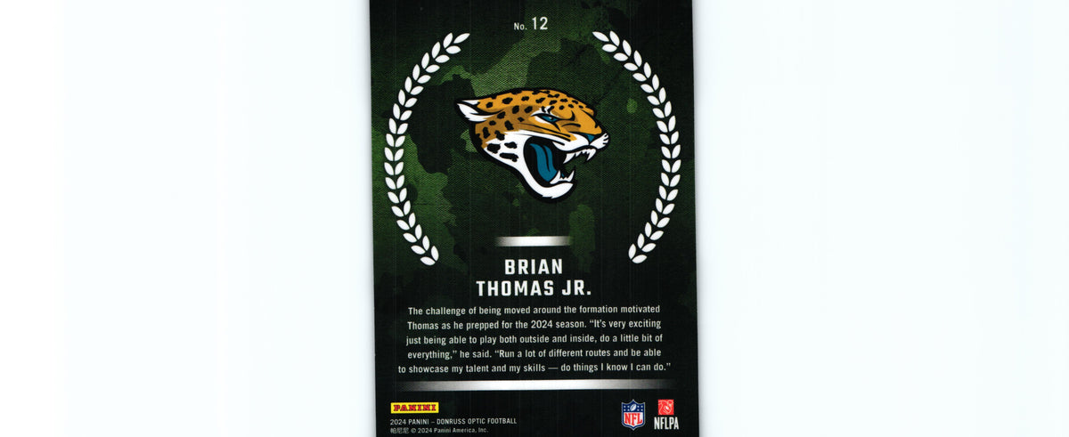 Brian Thomas 2024 Donruss Optic #12 RC
