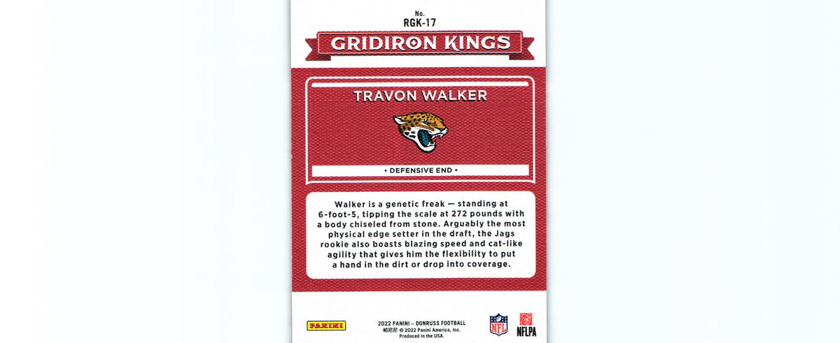 Travon Walker 2022  Donruss #RGK-17 RC