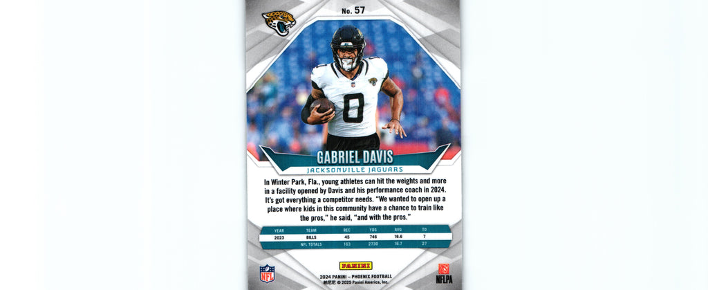 Gabriel Davis 2024 INTERNATIONAL Phoenix #57