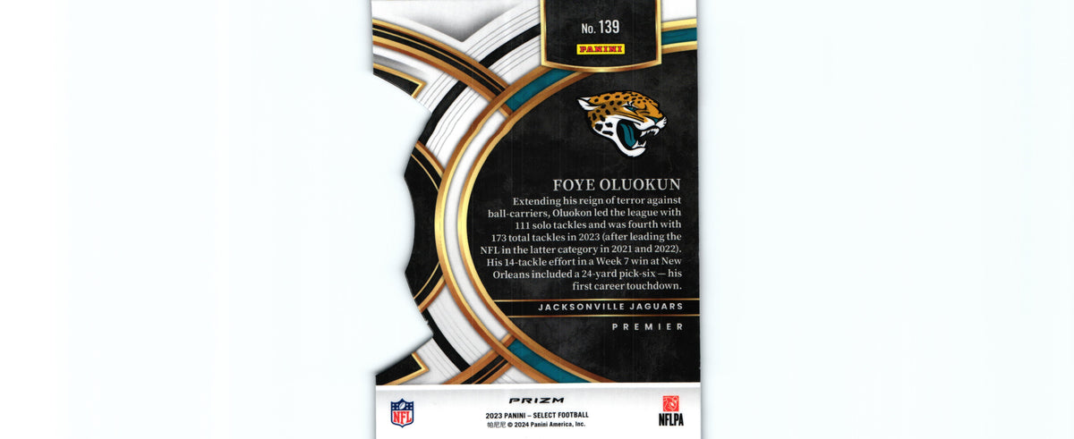 Foye Oluokun 2023 RED&BLUE DIE CUT #139