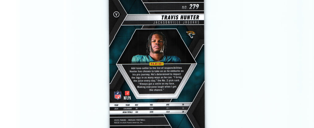 Travis Hunter 2025 Mosaic #279 RC