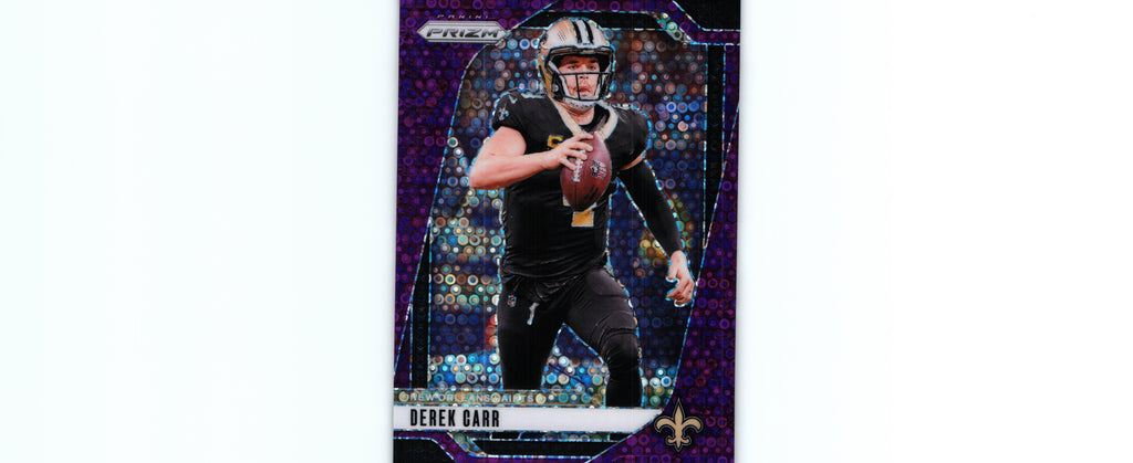 Derek Carr 2024 NO HUDDLE PURPLE Prizm #203 /49