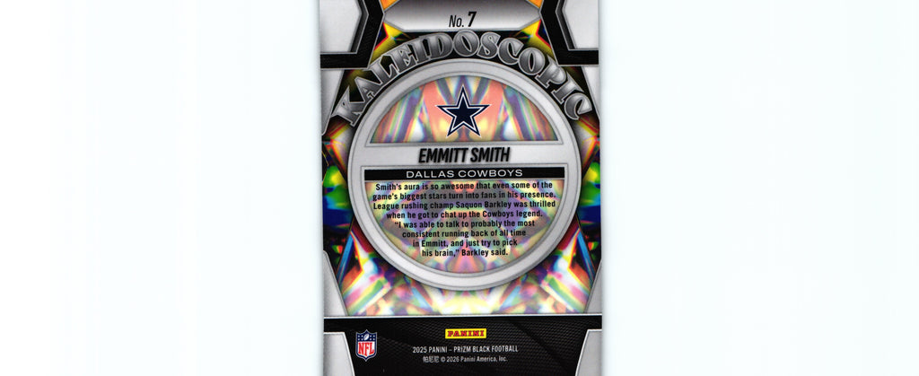 Emmitt Smith 2025 Prizm Black #7