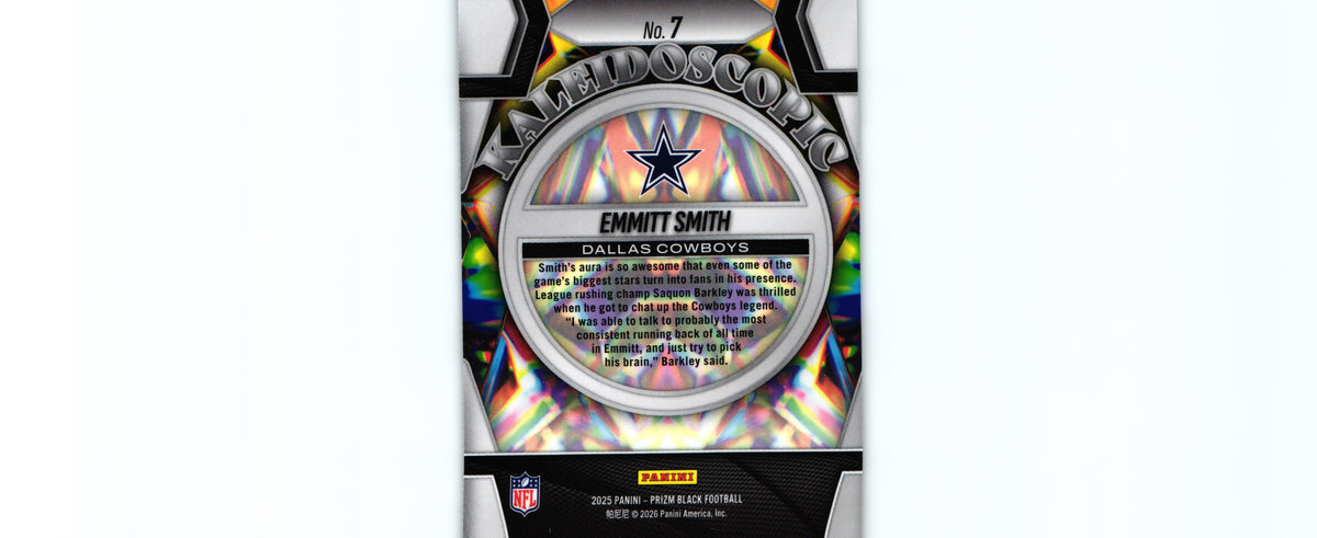 Emmitt Smith 2025 Prizm Black #7