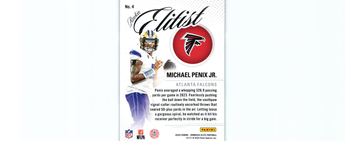 Michael Penix 2024 Donruss Elite #4 RC