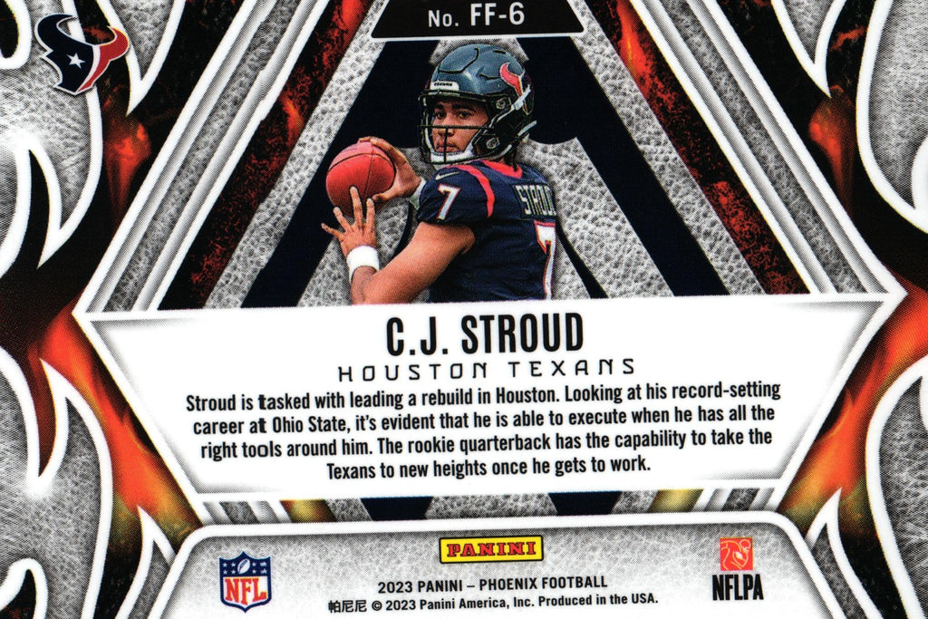 C.J. Stroud 2023 SILVER SEISMIC Phoenix FF-6 RC
