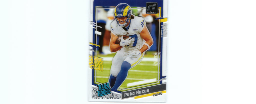 Puca Nacua 2023 Clearly Donruss #96 RC