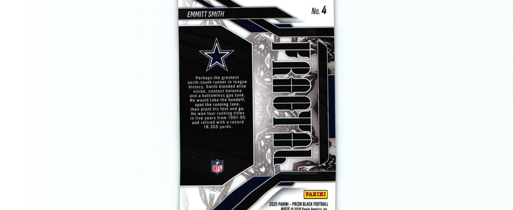 Emmitt Smith 2025 Prizm Black #4