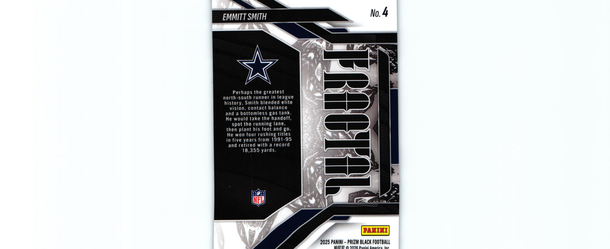 Emmitt Smith 2025 Prizm Black #4