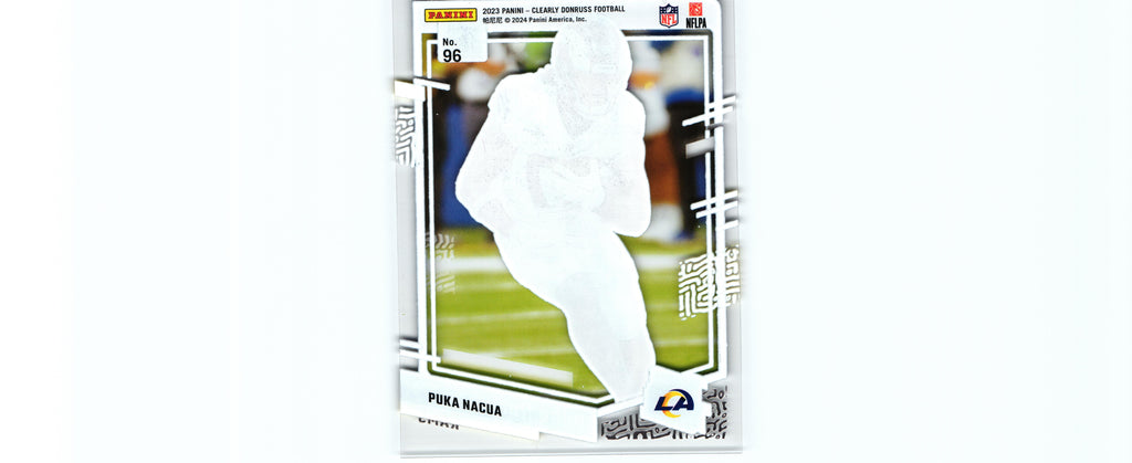 Puca Nacua 2023 Clearly Donruss #96 RC