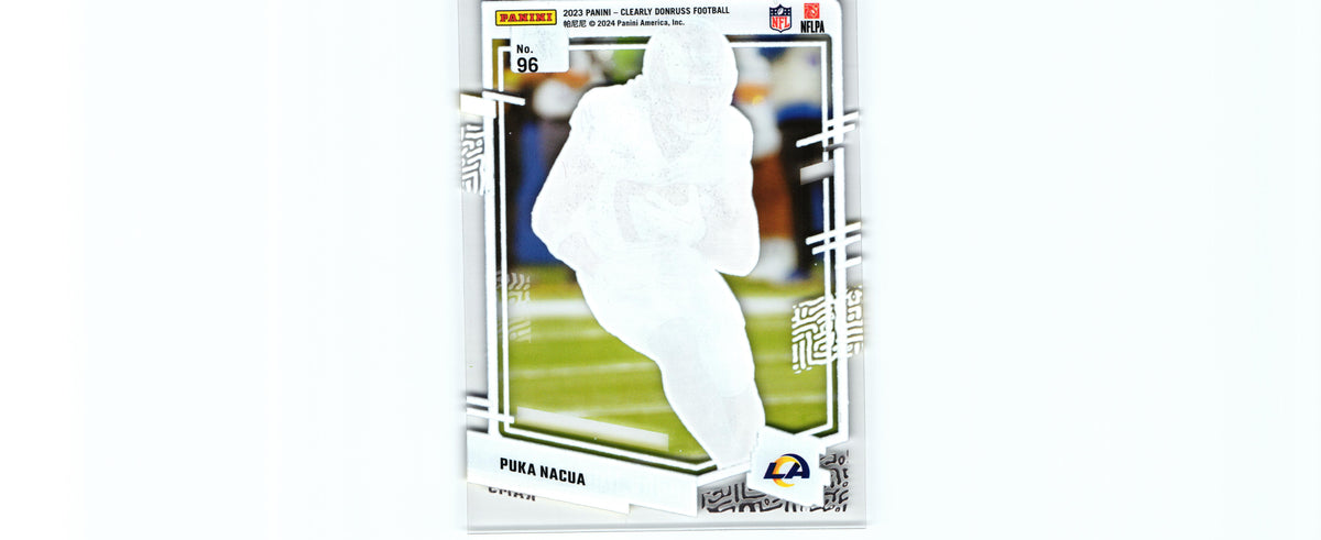 Puca Nacua 2023 Clearly Donruss #96 RC