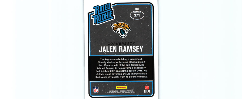 Jalen Ramsey 2016 PRESS PROOF RED Donruss #371 RC