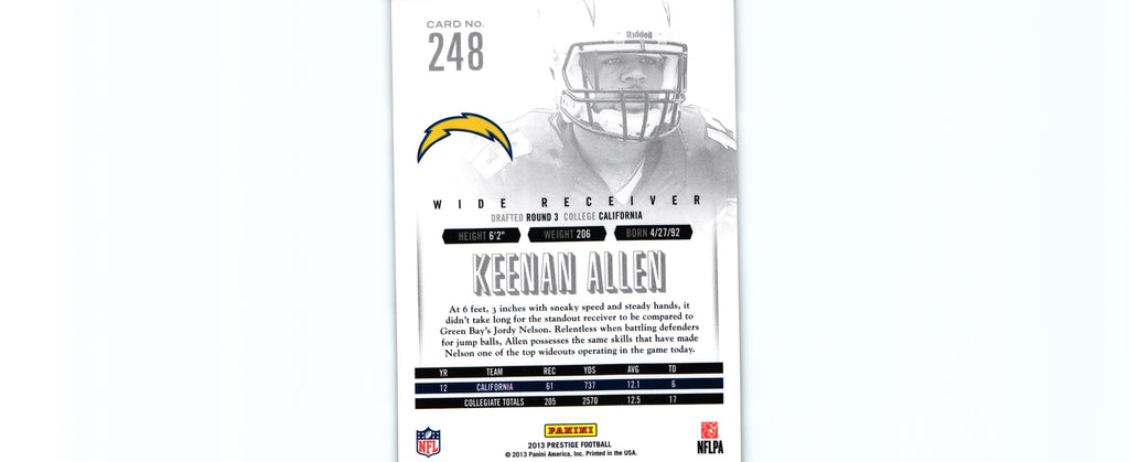 Keenan Allen 2013 Prestige #248 RC
