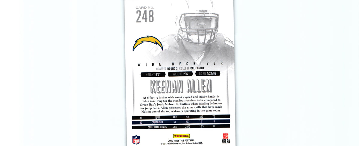 Keenan Allen 2013 Prestige #248 RC