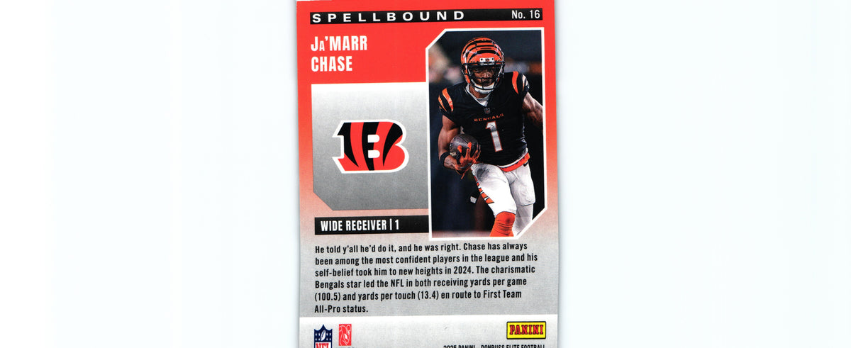 Ja'Marr Chase 2025 GREEN Donruss Elite #16