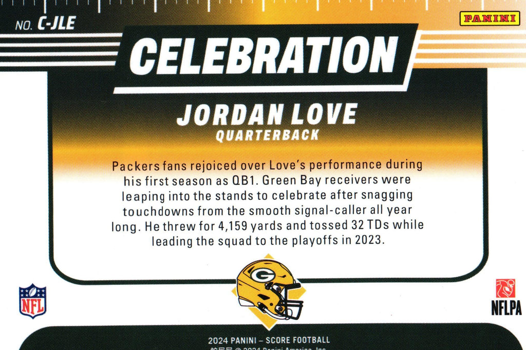 Jordan Love 2024 Score C-JLE