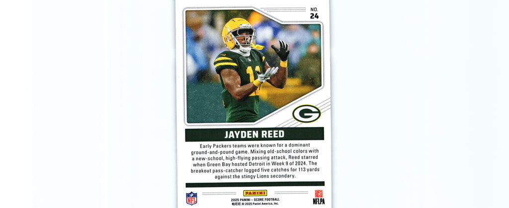Jayden Reed 2025 Score #24