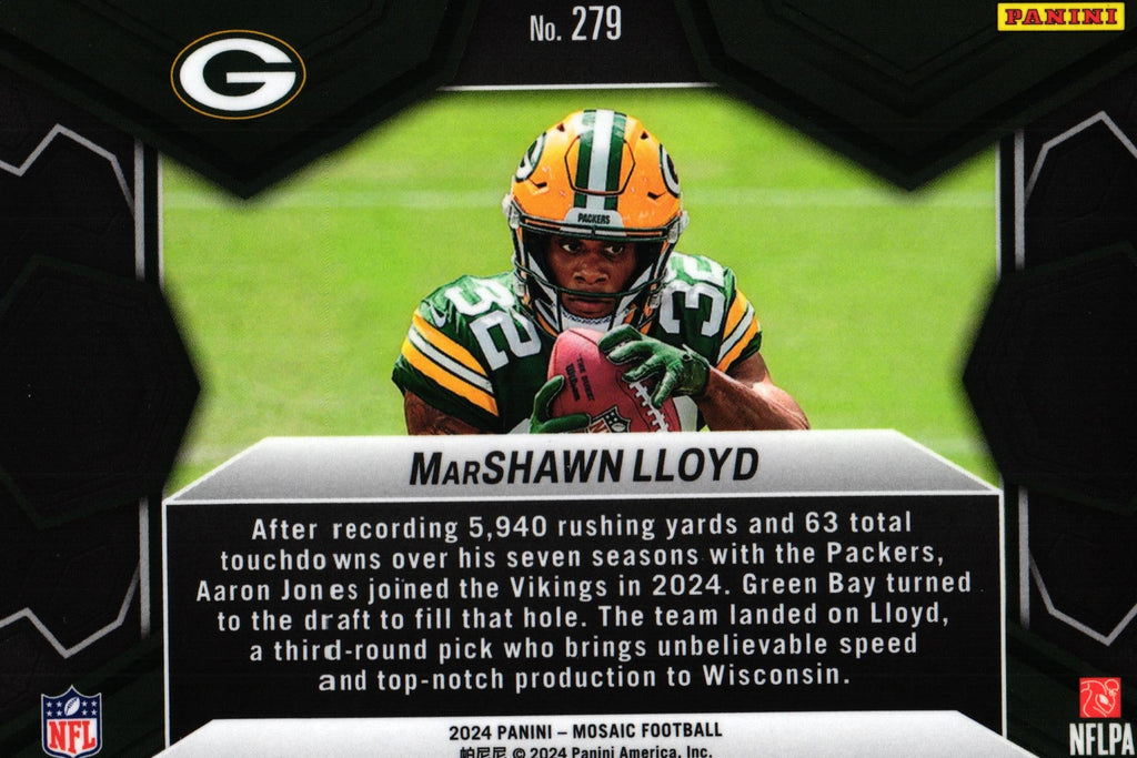 MarShawn Lloyd 2024 Mosaic #279 RC