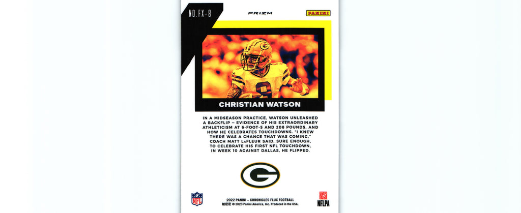 Christian Watson 2022 SILVER Chronicles FX-8 RC