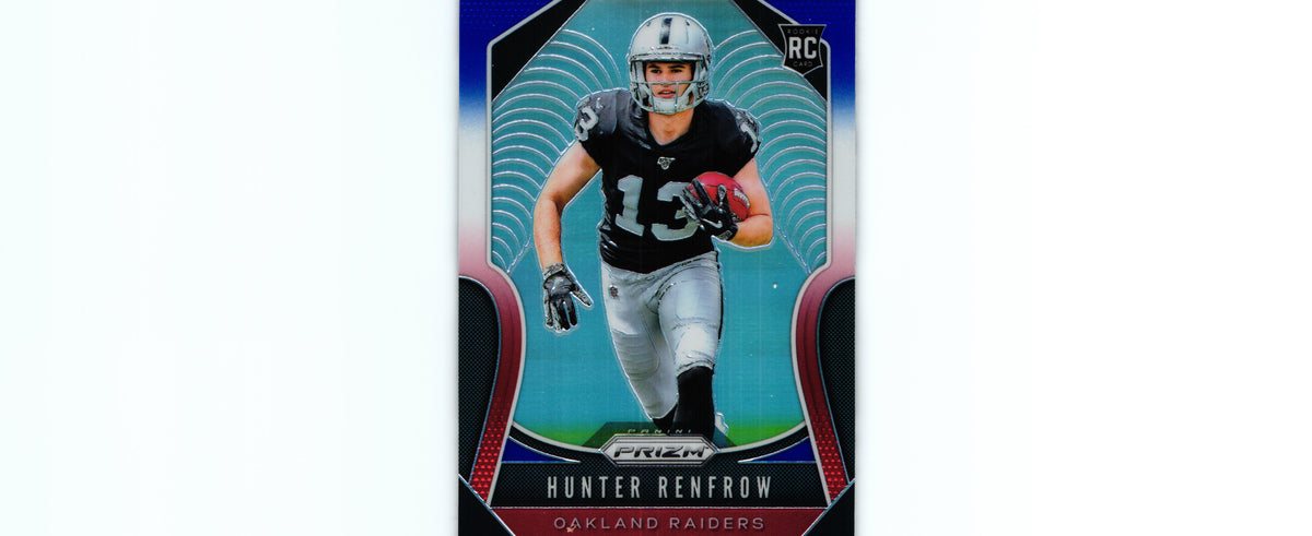 Hunter Renfrow 2019 RED WHITE BLUE Prizm #357 RC