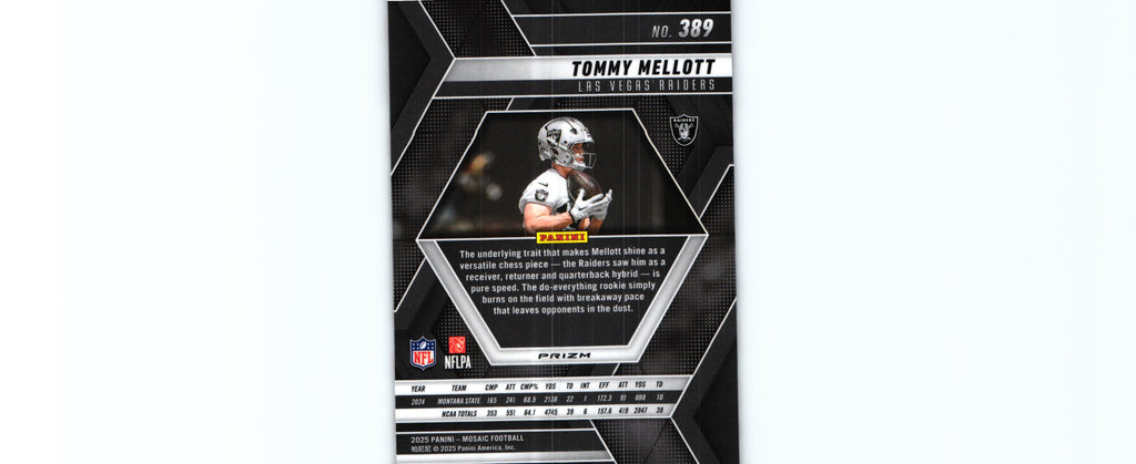 Tommy Melott 2025 RED WHITE STRIPES Mosaic #389 RC