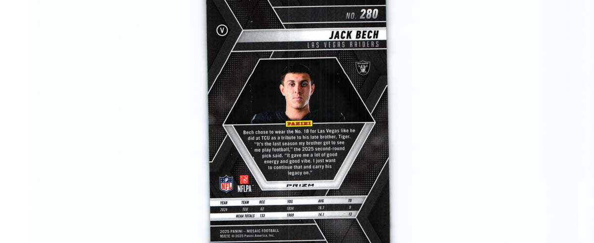 Jack Bech 2025 MOSAIC VARIATION Mosaic #280 RC (Kopie)