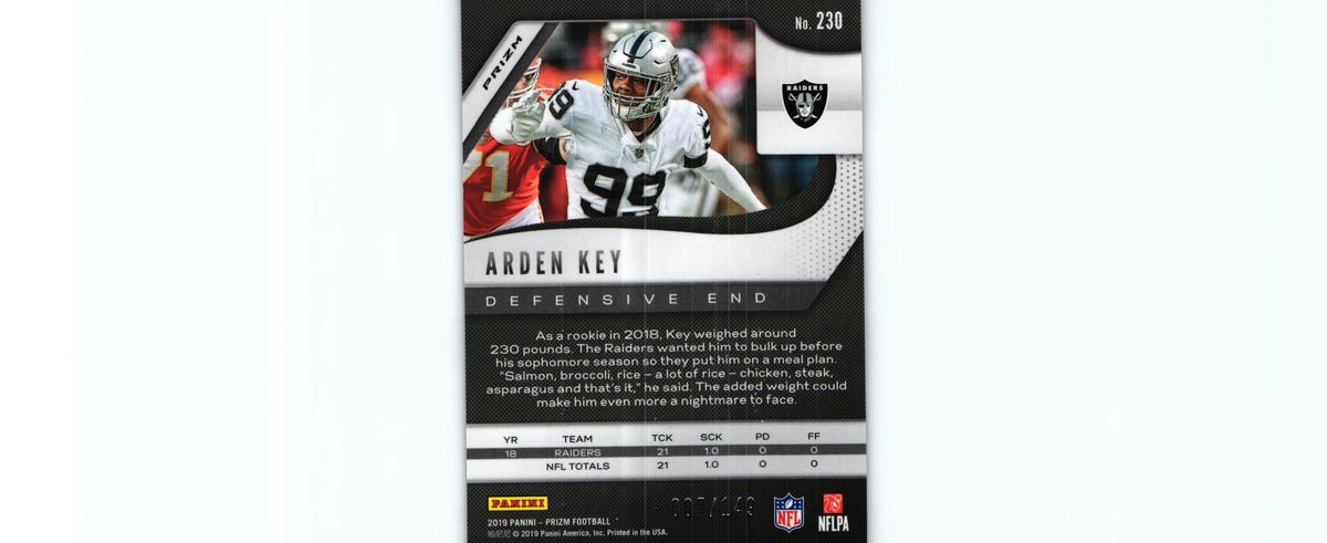 Arden Key 2019 RED WAVE Prizm #230 /149