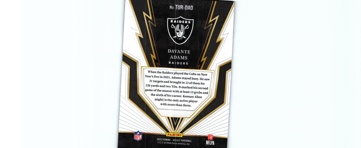 Davante Adams 2023 Select TUR-DAD